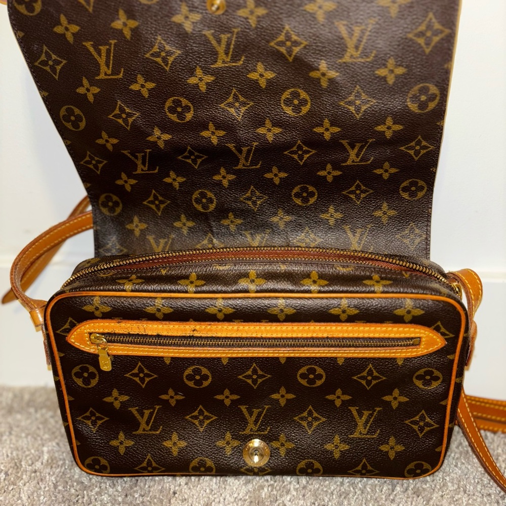 Louis Vuitton Brown Monogram Messenger Bag